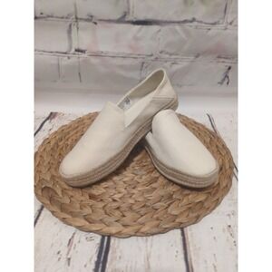 Toms Women's Carolina Espadrilles In Twill Natural Size 9 NWOT